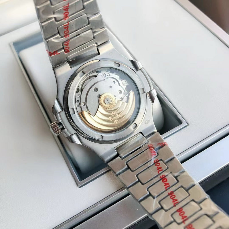 Patek Philippe Nautilus Stainless Steel With Olive Green Dial Luxury Watch