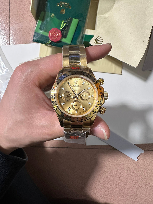 Rolex Cosmograph Daytona 116508 Yellow Gold With Champagne Dial Watch