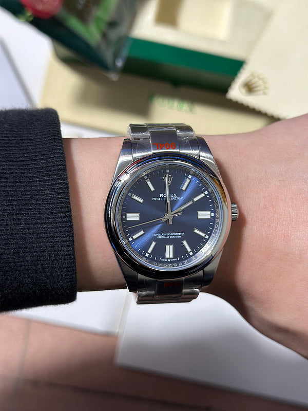 Rolex Oyster Perpetual 41 With Automatic Blue Dial Watch