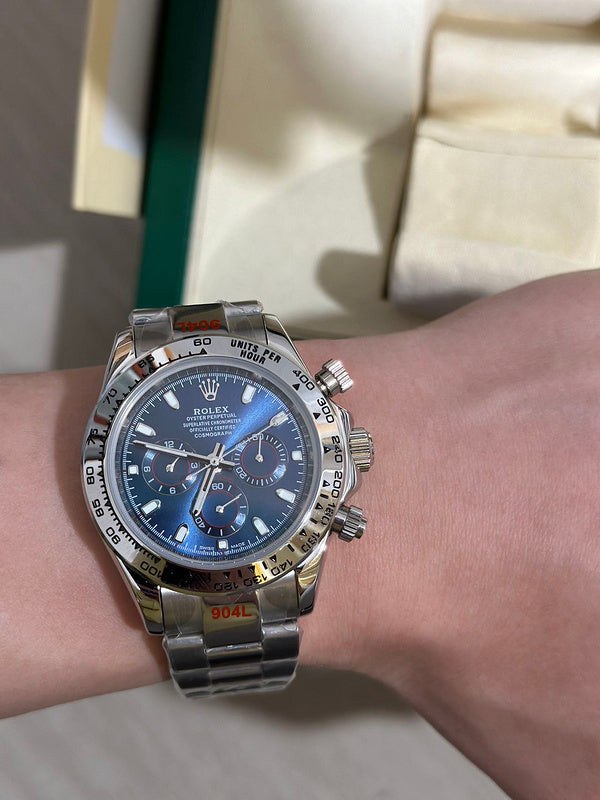 Rolex Cosmograph Daytona with a Blue Dial Watch