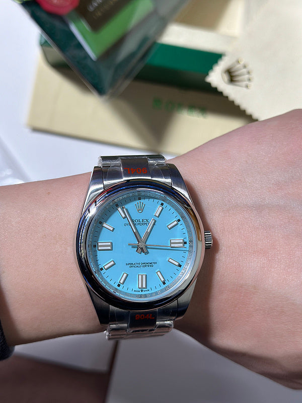 Rolex Oyster Perpetual 41 with Turquoise Blue Dial Watch