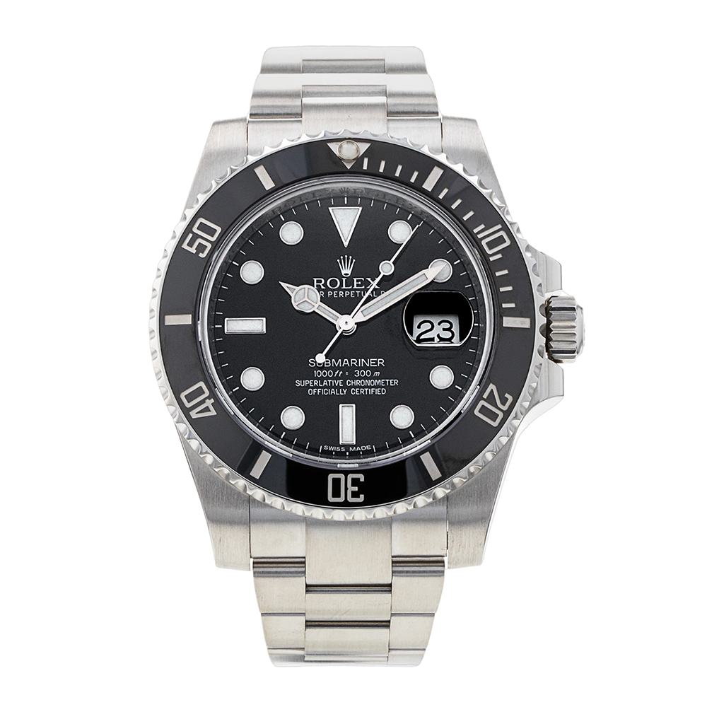 Rolex Submariner Date 40mm Stainless Steel & Black Ceramic Bezel Watch