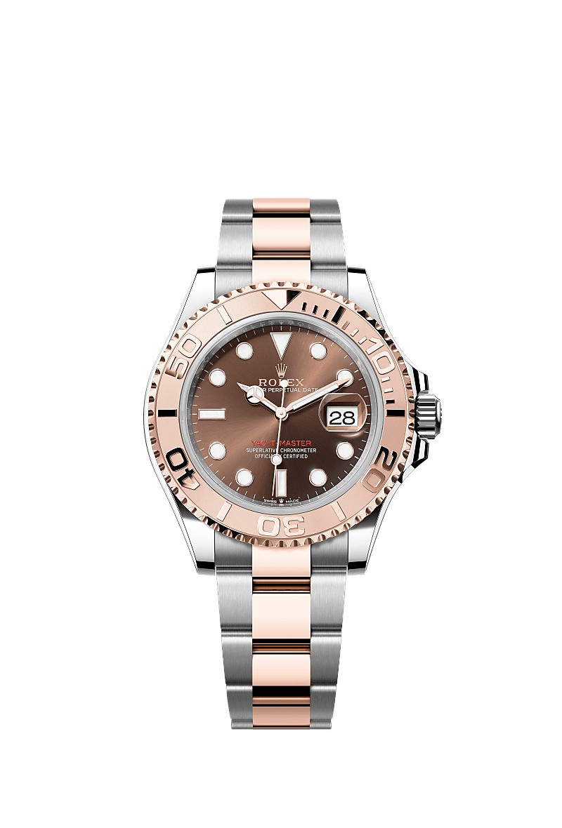 Rolex Yacht-Master in Rolesor, Oystersteel & Everose Gold with a Chocolate Dial Watch