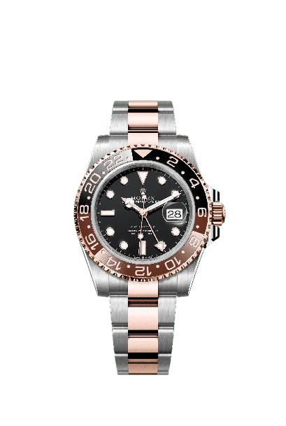 Rolex GMT Master II 40mm Steel & Everose Gold Root Beer Watch