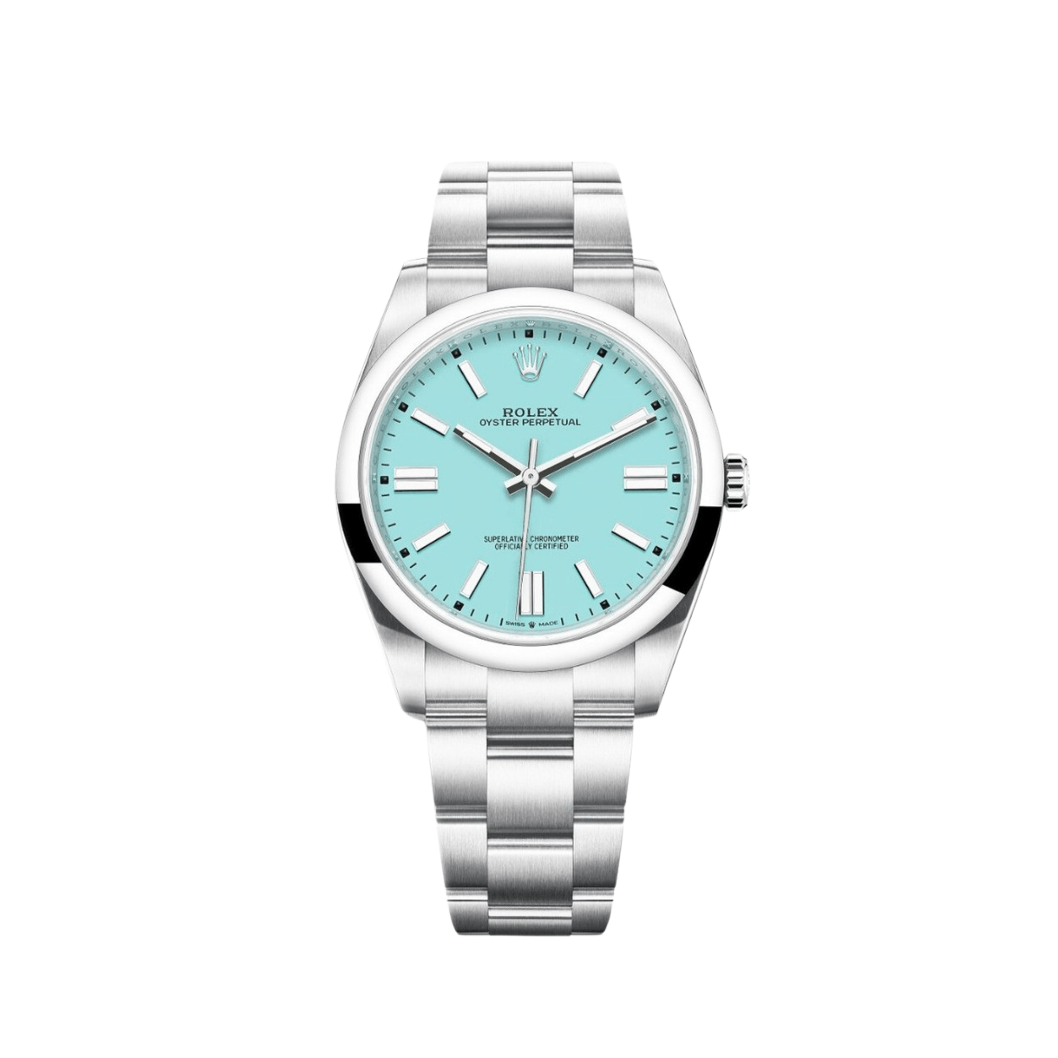 Rolex Oyster Perpetual 41 with Turquoise Blue Dial Watch