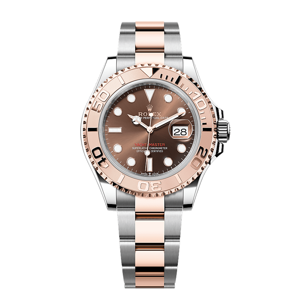 Rolex Yacht-Master in Rolesor, Oystersteel & Everose Gold with a Chocolate Dial Watch